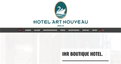 Desktop Screenshot of hotelartnouveau.de